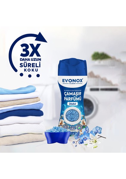 Clean Granül Çamaşır Parfümü & Çamaşır Yumuşatıcı Istanbul 210 gr