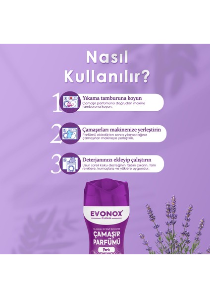 Clean Granül Çamaşır Parfümü & Çamaşır Yumuşatıcı Paris 210 gr