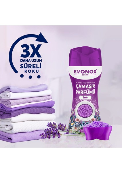 Clean Granül Çamaşır Parfümü & Çamaşır Yumuşatıcı Paris 210 gr