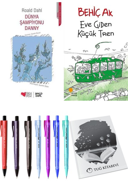 Eve Giden Küçük Tren ve Dünya Şampiyonu Danny 2'li Set - Kalem