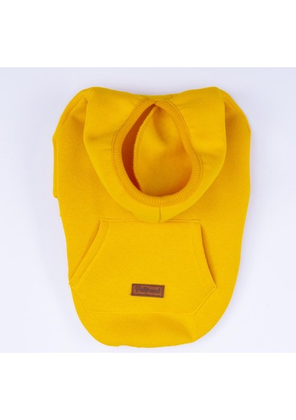 Sarı Kanguru Cepli Kedi-Köpek Hoodie- Sweatshirt Kedi Köpek Kıyafeti indirimleri