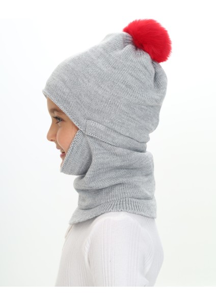 Kız Çocuk Bere Boyunluk Kar Maskesi 4-10 Yaş fiyatları