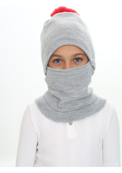 Kız Çocuk Bere Boyunluk Kar Maskesi 4-10 Yaş fırsatları