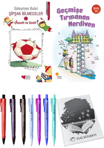 Geçmişe Tırmanan Merdiven ve Şipşak Bilmeceler 3 2'li Set - Kalem
