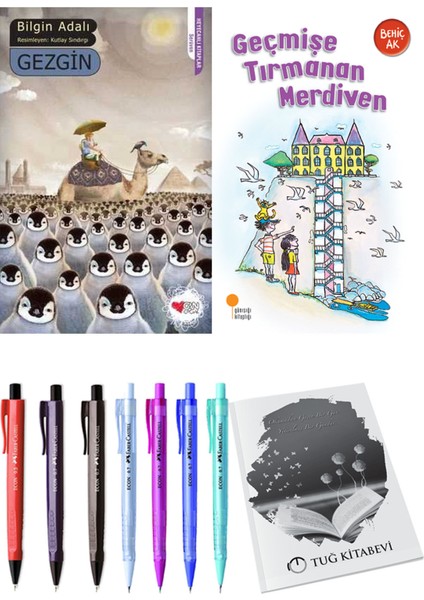 Geçmişe Tırmanan Merdiven ve Gezgin 2'li Set - Kalem