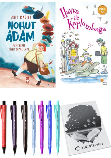 Havva ile Kaplumbağa ve Nohut Adam 2'li Set - Kalem