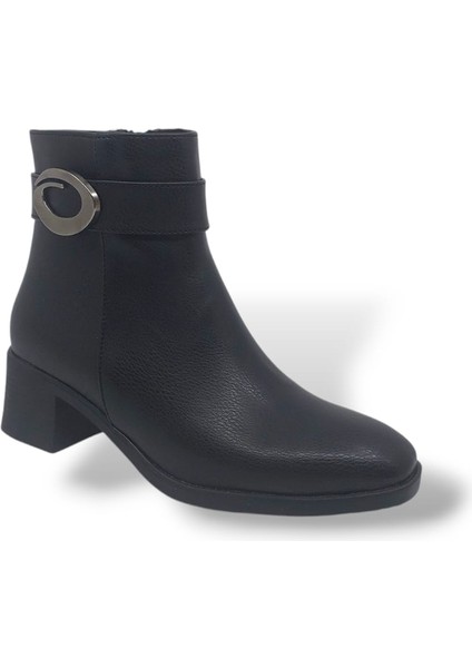 540 Kadın Siyah Fermuarlı Bot fiyatları