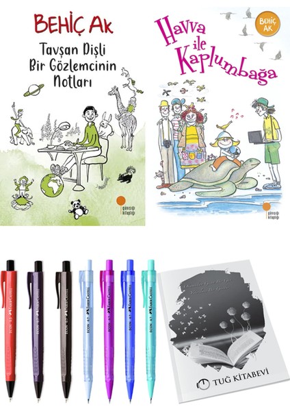Havva ile Kaplumbağa ve Tavşan Dişli Bir Gözlemcinin Notları 2'li Set - Kalem