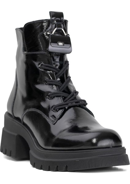 Elit DK2322 Kadın Deri Topuklu Bot Siyah fiyatları