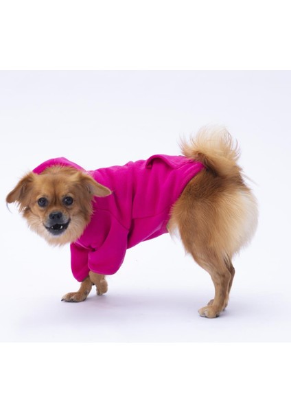 Pembe - Fuşya Kanguru Cepli Kedi-Köpek Hoodie- Sweatshirt Kedi Köpek Kıyafeti fiyatları