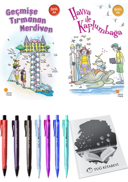Havva ile Kaplumbağa ve Geçmişe Tırmanan Merdiven 2'li Set - Kalem