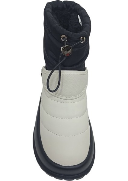 Bej Kadın Sneaker Bot Ayakkabı