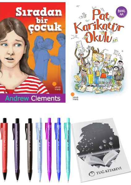 Pat Karikatür Okulu ve Sıradan Bir Çocuk 2'li Set - Kalem