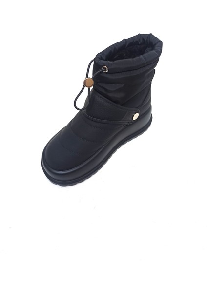 Siyah Kadın Sneaker Bot Ayakkabı
