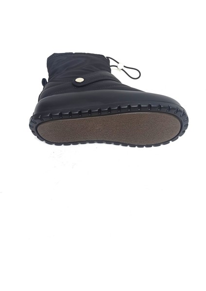 Siyah Kadın Sneaker Bot Ayakkabı