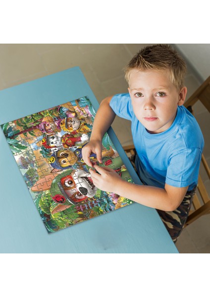 Paw PATROL100 Parça Puzzle