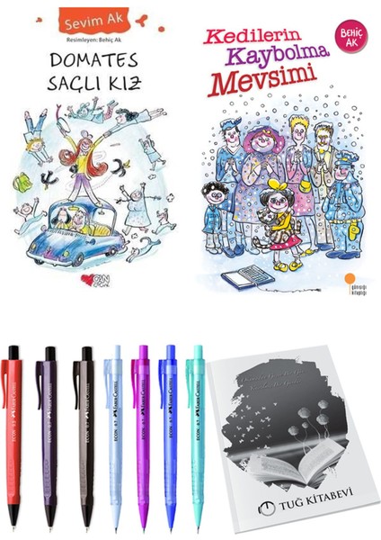Kedilerin Kaybolma Mevsimi ve Domates Saçlı Kız 2'li Set - Kalem