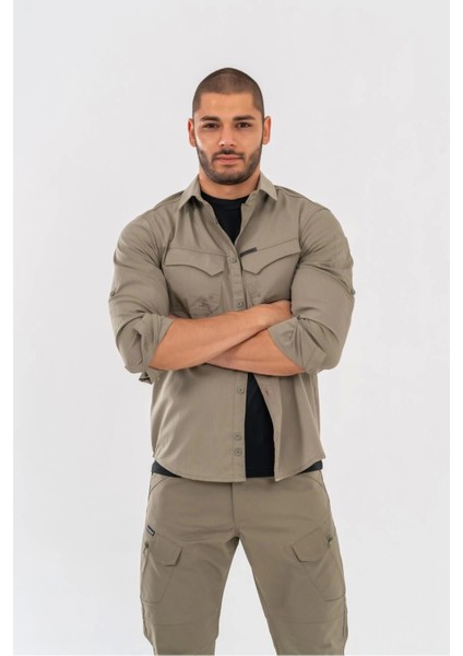 Combat Tactical Koruma Gömlek Açık Bej - 428