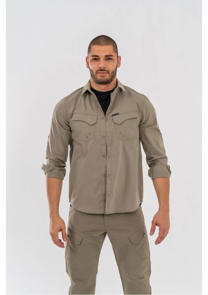 Combat Tactical Koruma Gömlek Açık Bej - 428