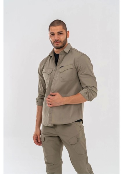 Combat Tactical Koruma Gömlek Açık Bej - 428