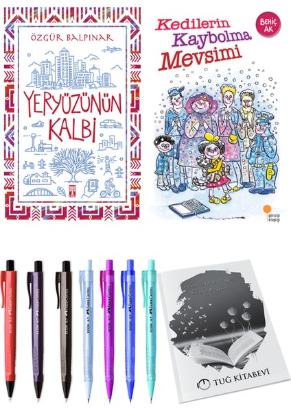 Kedilerin Kaybolma Mevsimi ve Yeryüzünün Kalbi 2'li Set - Kalem
