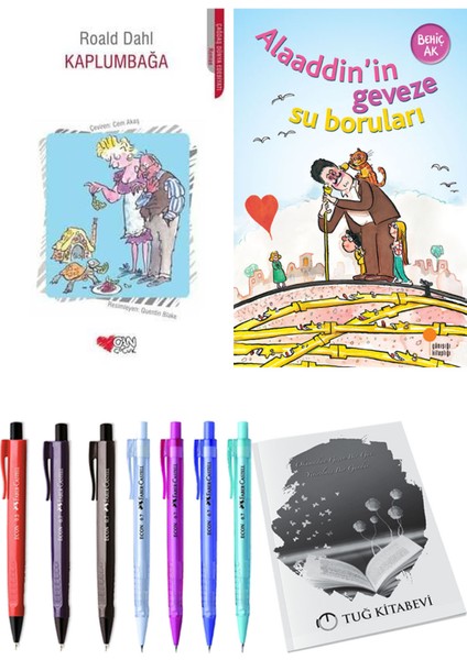 Alaaddin’in Geveze Su Boruları ve Kaplumbağa 2'li Set - Kalem