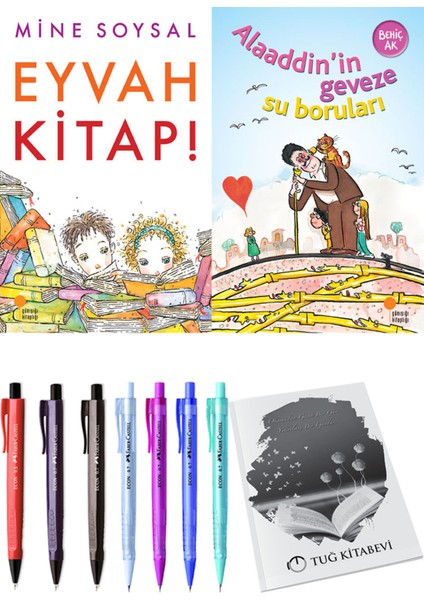 Alaaddin’in Geveze Su Boruları ve Eyvah Kitap! 2'li Set - Kalem