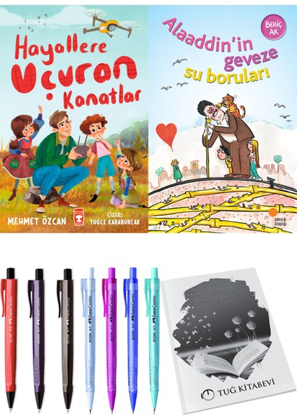 Alaaddin’in Geveze Su Boruları ve Hayallere Uçuran Kanatlar 2'li Set - Kalem