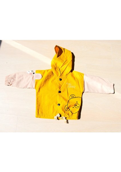 Ayıcık Baskılı Yağmurluklu 3'lü Erkek Takım modelleri