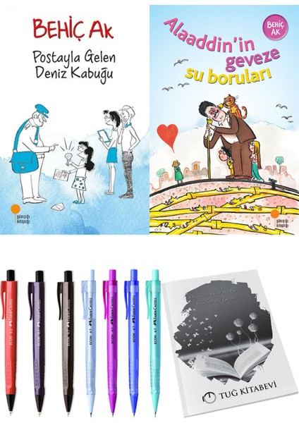 Alaaddin’in Geveze Su Boruları ve Postayla Gelen Deniz Kabuğu 2'li Set - Kalem