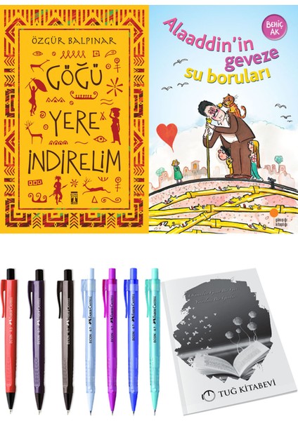 Alaaddin’in Geveze Su Boruları ve Göğü Yere İndirelim 2'li Set - Kalem