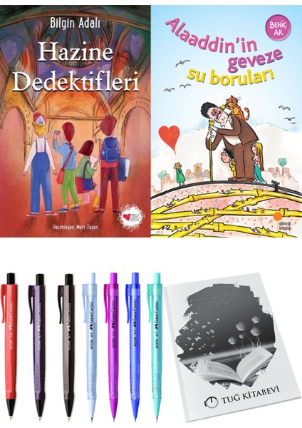 Alaaddin’in Geveze Su Boruları ve Hazine Dedektifleri 2'li Set - Kalem