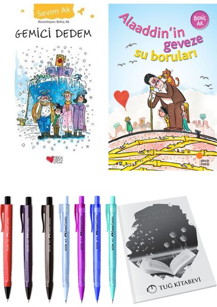 Alaaddin’in Geveze Su Boruları ve Gemici Dedem 2'li Set - Kalem