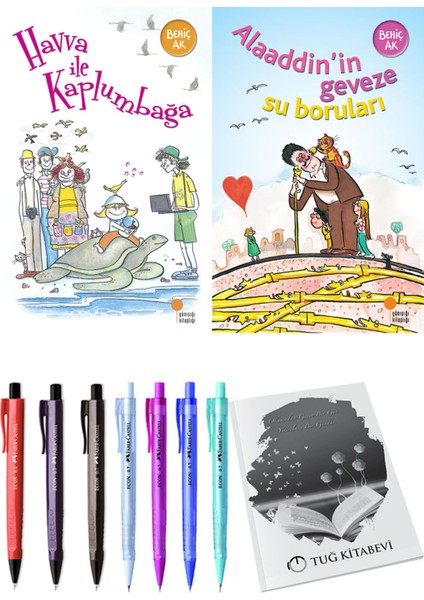 Alaaddin’in Geveze Su Boruları ve Havva ile Kaplumbağa 2'li Set - Kalem