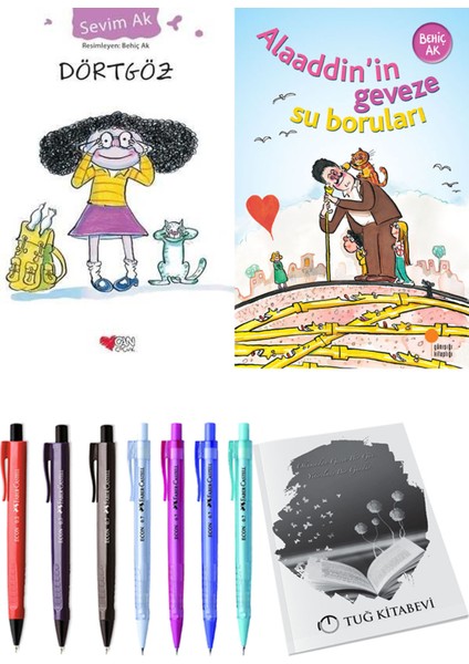 Alaaddin’in Geveze Su Boruları ve Dörtgöz 2'li Set - Kalem