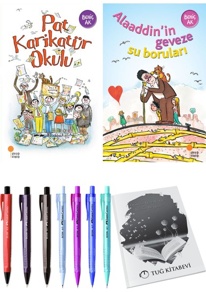 Alaaddin’in Geveze Su Boruları ve Pat Karikatür Okulu 2'li Set - Kalem