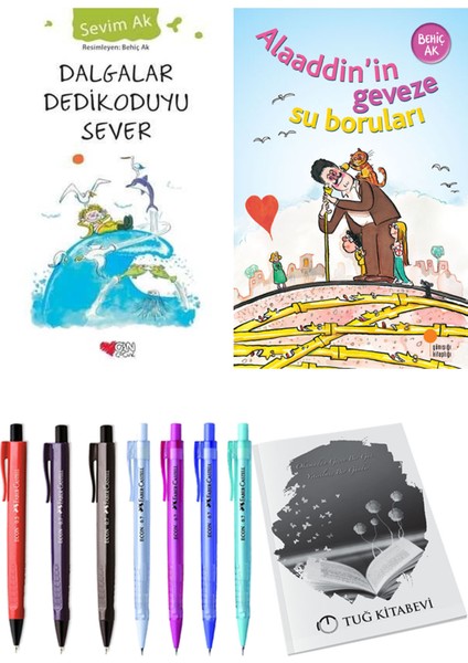 Alaaddin’in Geveze Su Boruları ve Dalgalar Dedikoduyu Sever 2'li Set - Kalem