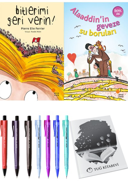 Alaaddin’in Geveze Su Boruları ve Bitlerimi Geri Verin! 2'li Set - Kalem
