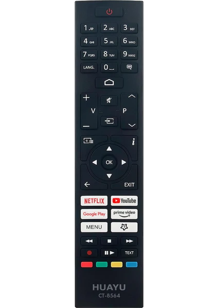 Kl Toshıba CT-8564 Netflıx-Youtube-Prıme Vıdeo-Google Play Tuşlu Lcd-Led Tv Kumanda