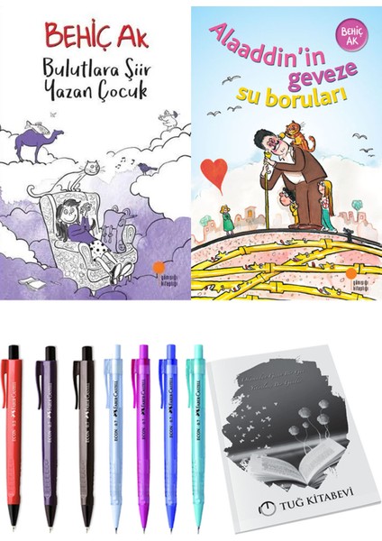 Alaaddin’in Geveze Su Boruları ve Bulutlara Şiir Yazan Çocuk 2'li Set - Kalem