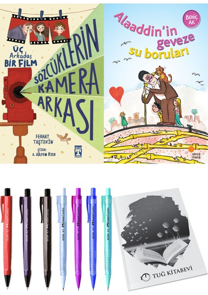 Alaaddin’in Geveze Su Boruları ve Sözcüklerin Kamera Arkası 2'li Set - Kalem