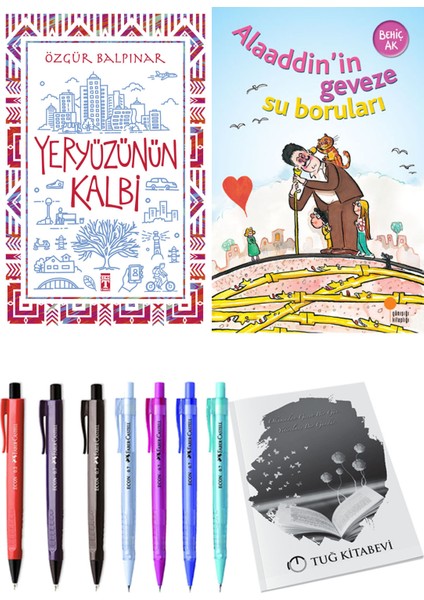 Alaaddin’in Geveze Su Boruları ve Yeryüzünün Kalbi 2'li Set - Kalem
