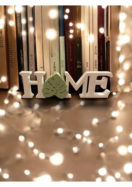 Yeşil Yaprak Detaylı Dekoratif Obje, 10x10 cm, Plastik, Beyaz fiyatları