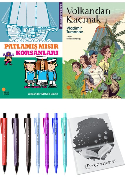 Volkandan Kaçmak ve Patlamış Mısır Korsanları 2'li Set - Kalem