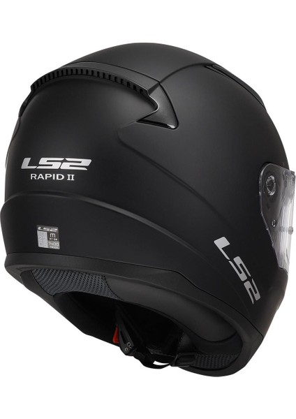 Rapıd 2 Mat Siyah Kask