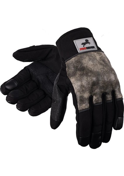 Motosiklet Eldiveni Softjel Kumaş Soft Koruma Telefon Dokunmatik Siyah Brown Motor Eldiven