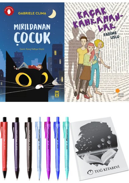 Kaçak Kahramanlar ve Mırıldanan Çocuk 2'li Set - Kalem