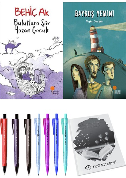 Baykuş Yemini ve Bulutlara Şiir Yazan Çocuk 2'li Set - Kalem