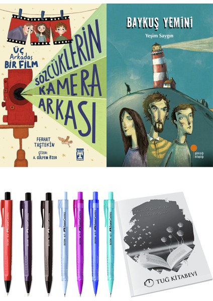 Baykuş Yemini ve Sözcüklerin Kamera Arkası 2'li Set - Kalem