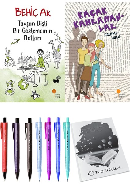 Kaçak Kahramanlar ve Tavşan Dişli Bir Gözlemcinin Notları 2'li Set - Kalem